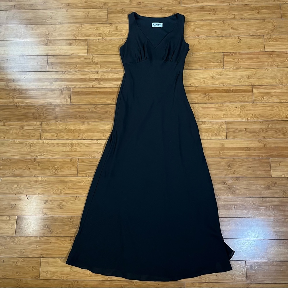 SOLD Y2K Vintage Alyn Paige Black Empire Waist Formal Dress Fairy Whimsigoth - Picture 3 of 12